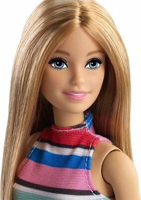 60029 Barbie Pop Modepop met Blond Haar  met Extra Schoenen, Tassen en Accessoires