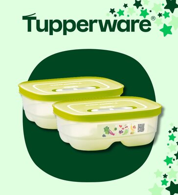 58434 Tupperware Ventsmart 800 ml set van 2 stuks