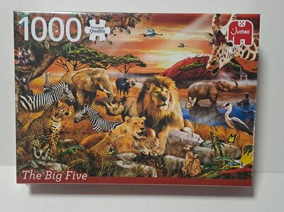 05249 Jumbo Puzzel The Big Five 1000 stukjes