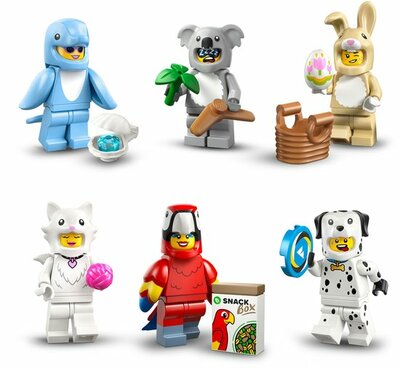 71051 LEGO Minifiguren Serie 28: Dierenkostuums 1 van 12 Figuren