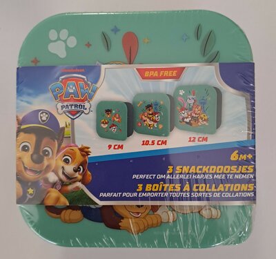 48749 Paw Patrol Snackbox 3 stuks