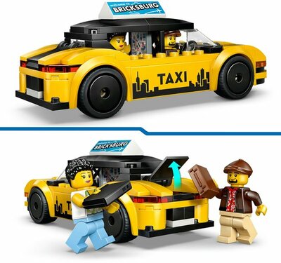 60487 LEGO City Gele Taxi