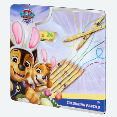 10314 Paw Patrol Kleurpotloden 24 stuks   