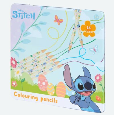 10291 Disney Stitch Kleurpotloden 24 stuks