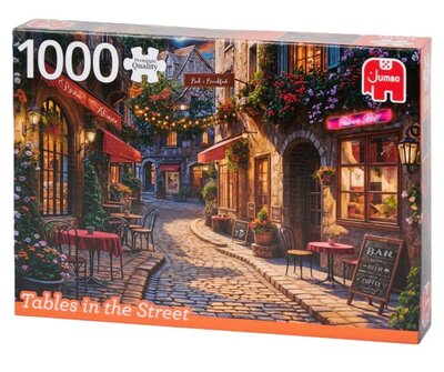 610137 Jumbo Puzzel Tables in the Street 1000 stukjes