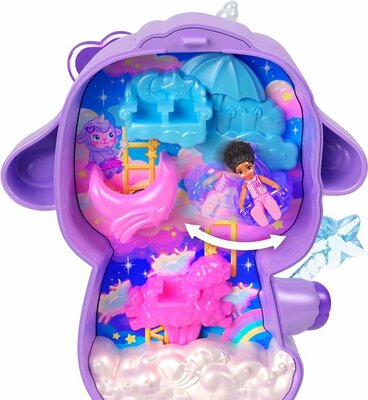67033 Polly Pocket Knus Dromenland Schaap Compacte Speelfigurenset