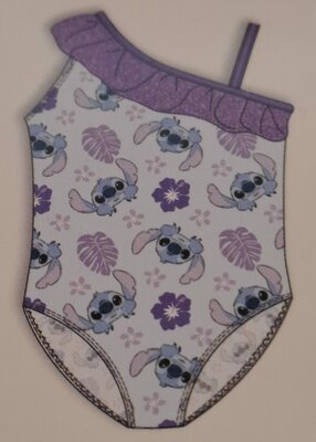 32915 Disney Stitch Badpak Paars Maat 98-104