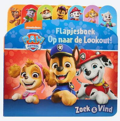 85211 Paw Patrol Flapjesboek Zoek & Vind Naar de Uitkijktoren!