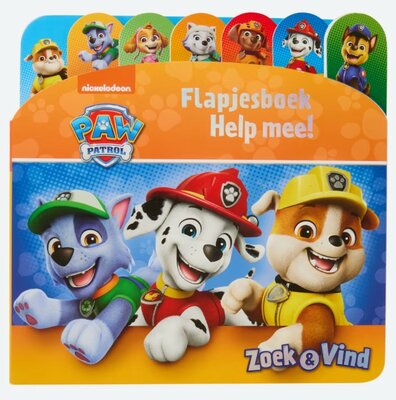 85235 Paw Patrol Flapjesboek Zoek & Vind Help mee!