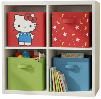 63641 Hello Kitty Opvouwbare Opbergmand  30x30x30 cm