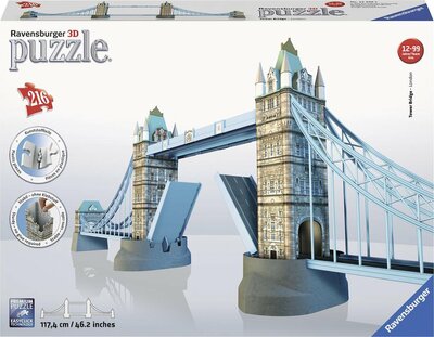 125593 Ravensburger Puzzel Tower Bridge 3D gebouw 216 stukjes