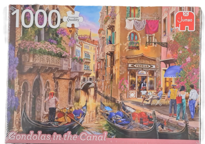 10212 Jumbo Puzzel Gondolas in the Canal 1000 stukjes