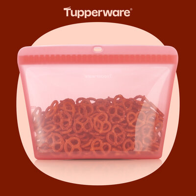 58843 Tupperware Ultimate Silicone Bag XL Roze