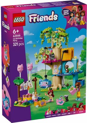 42666 LEGO Friends Kattenverjaardagsfeestje en Boomhut