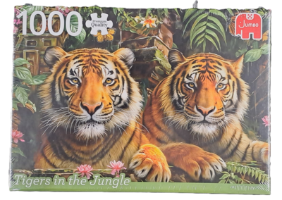 10243 Jumbo Puzzel Tigers in the Jungle 1000 stukjes