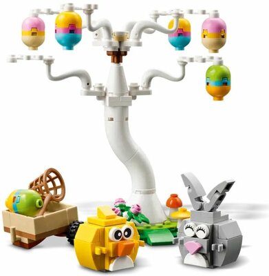 40808 LEGO Eieren Zoeken met Konijn en Kuiken