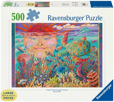010036 Ravensburger Puzzel Sun and Sea 500 stukjes
