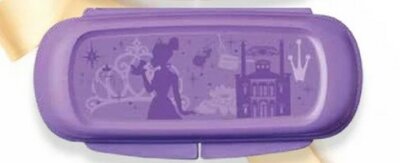 79966 Tupperware Disney Princess Jasmine Snackbox Paars