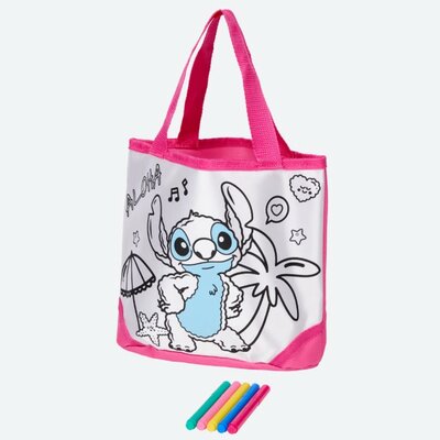 31178 Disney Stitch Kleur je eigen Tas Roze
