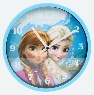 63580 Disney Frozen Wandklok Anna & Elsa   