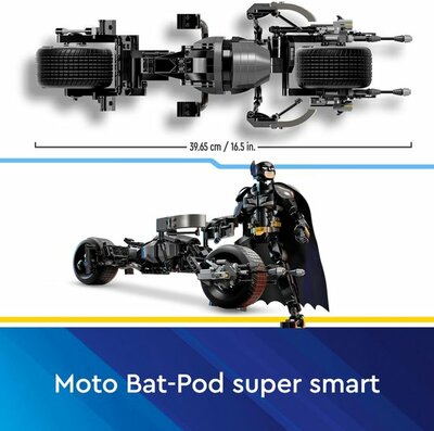 76273 LEGO DC Batman™: Batman bouwfiguur en de Bat-Pod motor