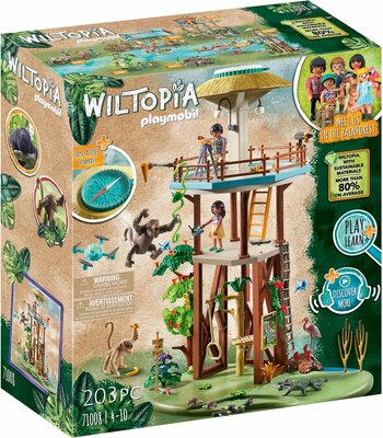 71008 PLAYMOBIL Wiltopia Onderzoeksstation met kompas
