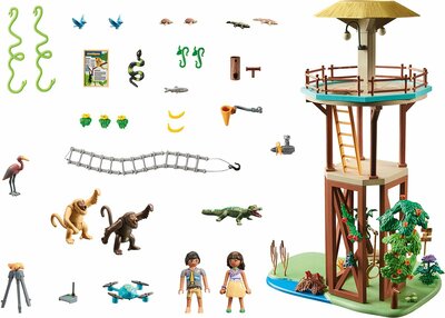 71008 PLAYMOBIL Wiltopia Onderzoeksstation met kompas