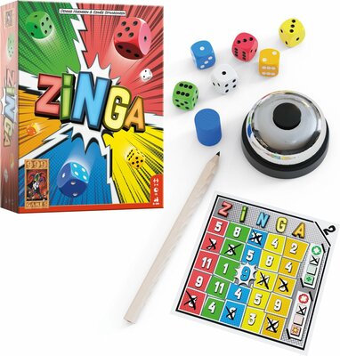 72054  999 Games Zinga Dobbelspel Reactiespel 