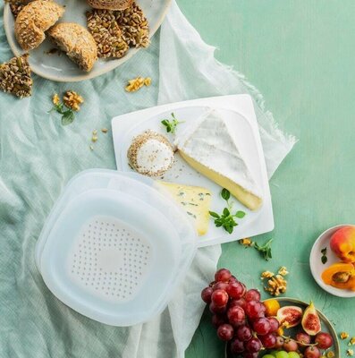 48669 Tupperware Cheesemart Junior 21,3 x 20.4 x 8.3 cm (nieuwe versie)
