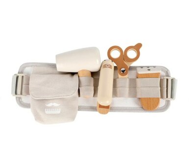 61018 Playing Kids Houten Kappersset met Riem