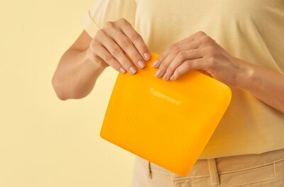 64660 Tupperware Ultimate Silicone Bag S Geel