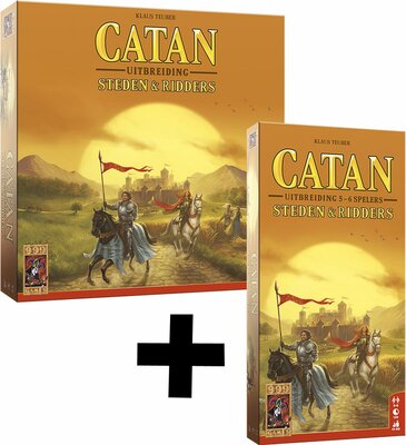 285749 999 Games Catan Steden & Ridders Uitbreiding met Extra Steden & Ridders 5/6 Uitbreiding