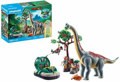71819 PLAYMOBIL Dinos Brachiosaurus met hovercraft