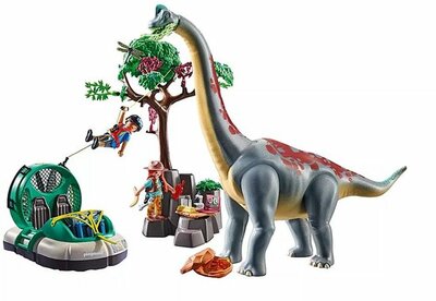 71819 PLAYMOBIL Dinos Brachiosaurus met hovercraft