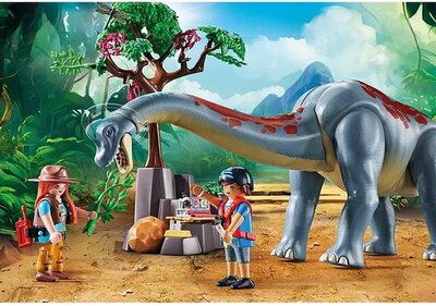 71819 PLAYMOBIL Dinos Brachiosaurus met hovercraft