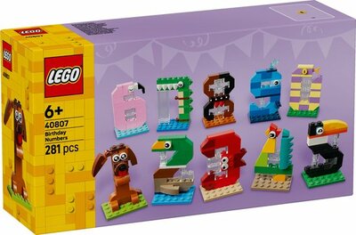 40807 LEGO Verjaardagscijfers