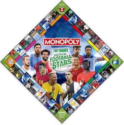 063173 Monopoly bordspel World Football Stars voetbal editie