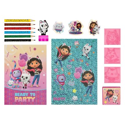 30493 Mega Kleur- en Stempelset Gabby's Dollhouse  15dlg.