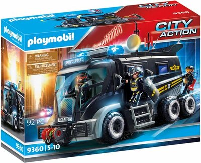 9360 PLAYMOBIL City Action SIE-truck met licht en geluid
