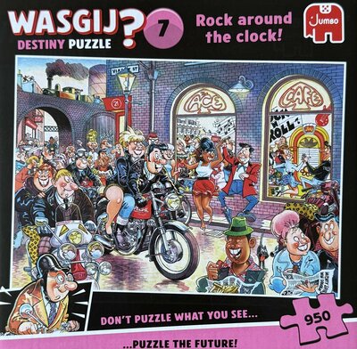606055 Jumbo Puzzel Wasgij? Destiny 7 Rock Around the Clock  950 stukjes