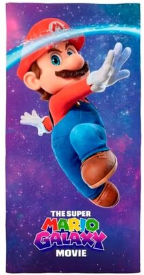 99741 The Super Mario Galaxy Movie Strandlaken  70x140 cm