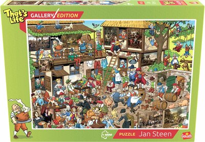 341050 Goliath Puzzel That's Life Gallery Edition Jan Steen 1000 stukjes