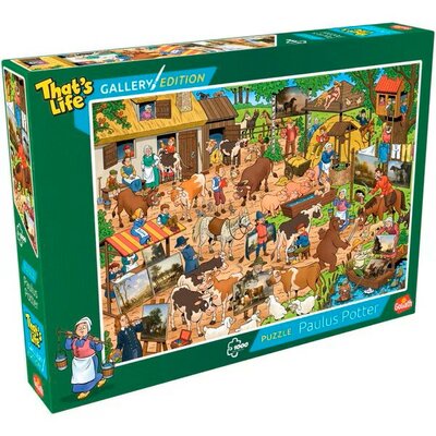 367982 Goliath Puzzel That's Life Gallery Edition Paulus Potter 1000 stukjes