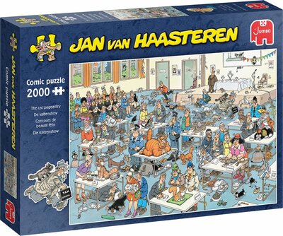 604617 Jumbo Jan van Haasteren Puzzel De Kattenshow 2000 stukjes
