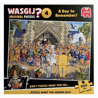 609957 Jumbo Puzzel Wasgij 4 Orginal Een dag om nooit te vergeten! 950 stukjes