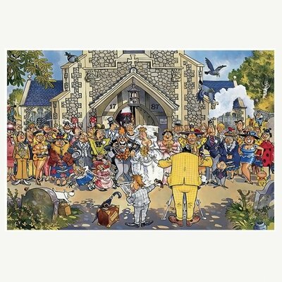 609957 Jumbo Puzzel Wasgij 4 Orginal Een dag om nooit te vergeten! 950 stukjes