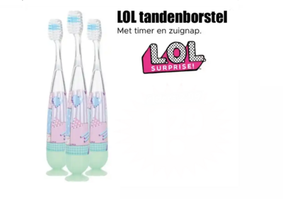 01819 LOL Tandenborstel met Zuignap en Timer